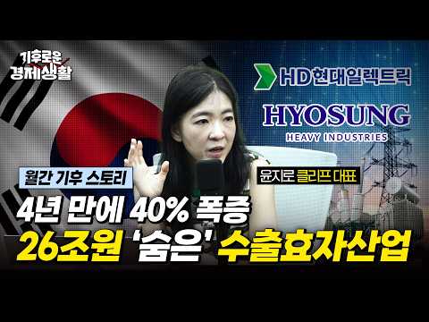 대한민국 '전력 산업' 수출, 벌써 디스플레이·바이오와 어깨 나란히 [기후로운 경제생활]